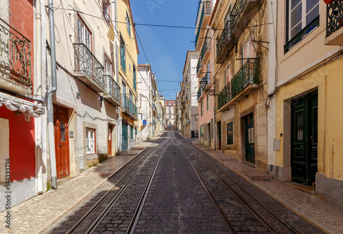 Fototapeta Naklejka Na Ścianę i Meble -  Lisbon. Old streets.