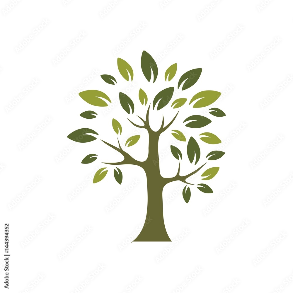 Creative and unique tree logo vector Creative and unique tree logo vector