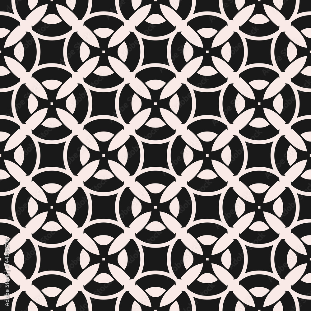 Premium Vector  Vector endless geometric pattern composed with circles and  lines. graphic tile with ornamental texture can be used in textile and  design.
