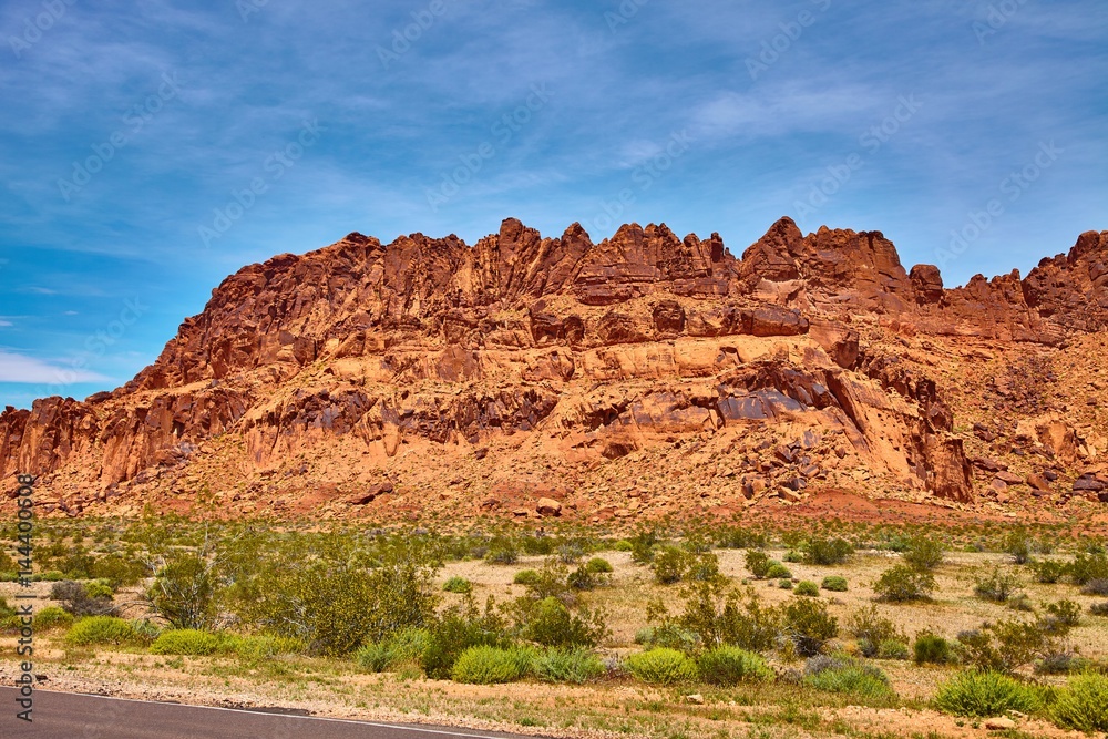Fototapeta premium Incredibly beautiful landscape in Southern Nevada, Valley of Fire State Park, USA.