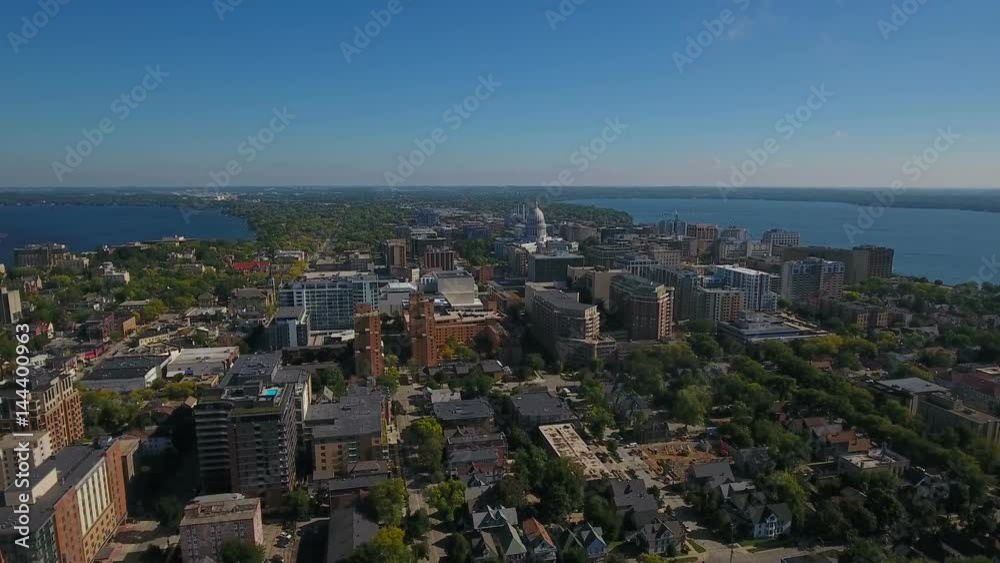 Aerial Wisconsin Madison September 2016 4K Aerial Wisconsin Madison September 2016 4K