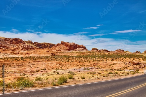 Incredibly beautiful landscape in Southern Nevada, Valley of Fire State Park, USA. © dualpics