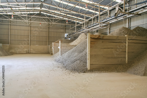 Factory of ceramic clay