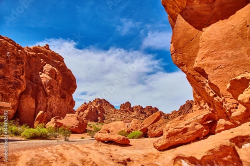 Incredibly beautiful landscape in Southern Nevada, Valley of Fire State Park, USA. © dualpics