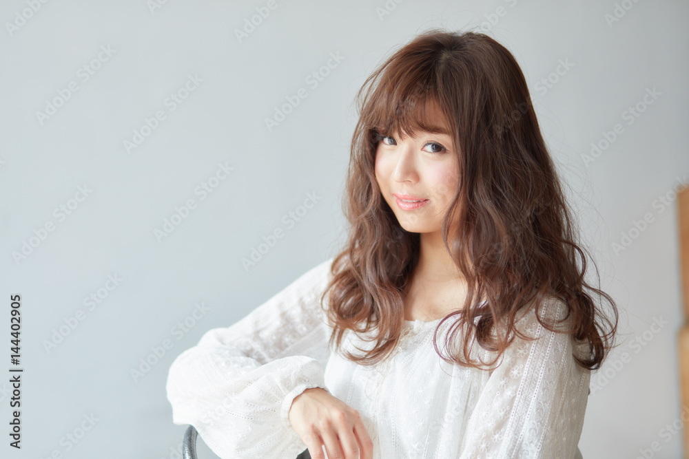 爽やかな女性 Stock Photo Adobe Stock