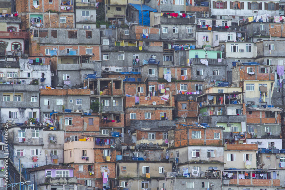 Favela at Rio de Janeiro