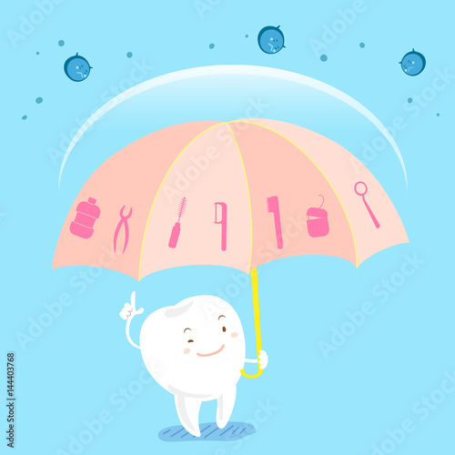 tooth with health concept