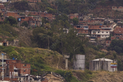 Slum poverty and misery Caracas,Venezuela