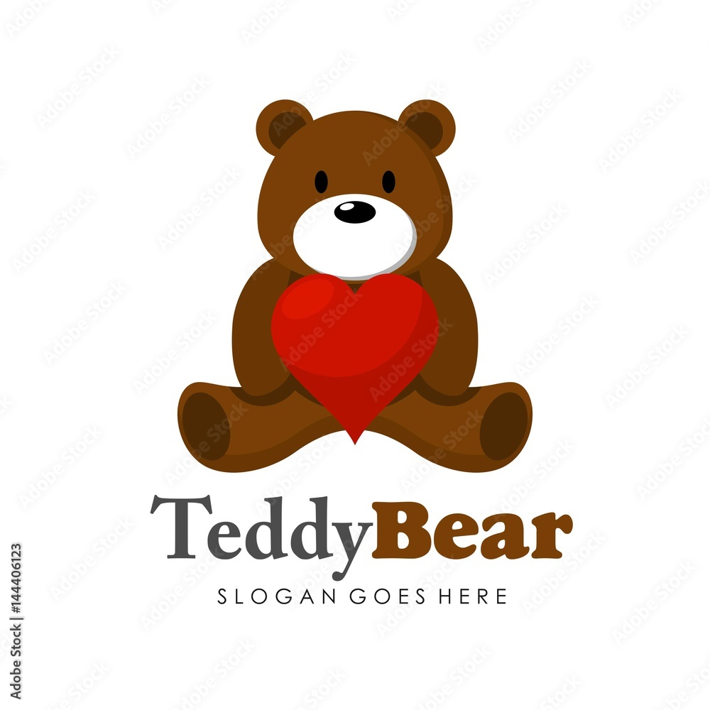 Cute teddy bear illustration full vector Cute teddy bear illustration full vector