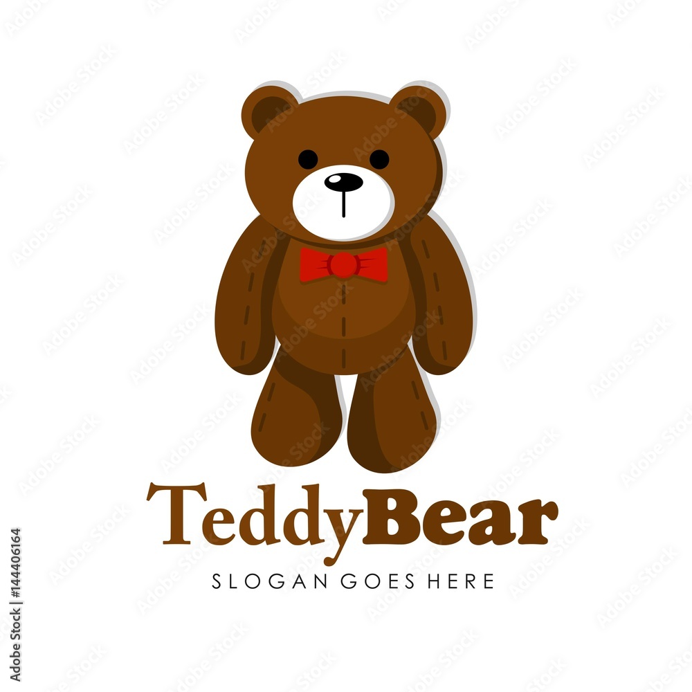 Cute teddy bear illustration full vector Cute teddy bear illustration full vector
