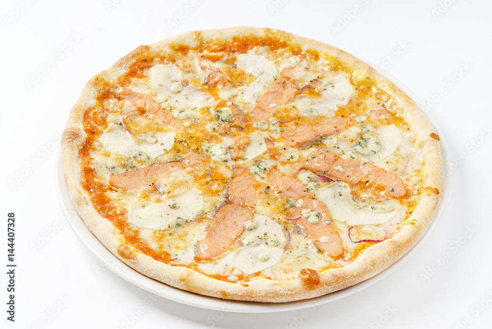 pizza with salmon pizza with salmon