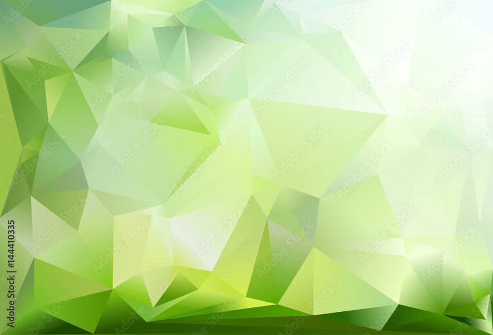 Light Green And White Abstract Background
