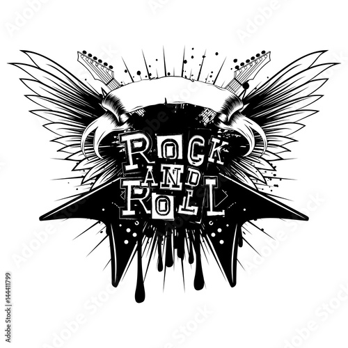 guitar wings rock and roll_var 1