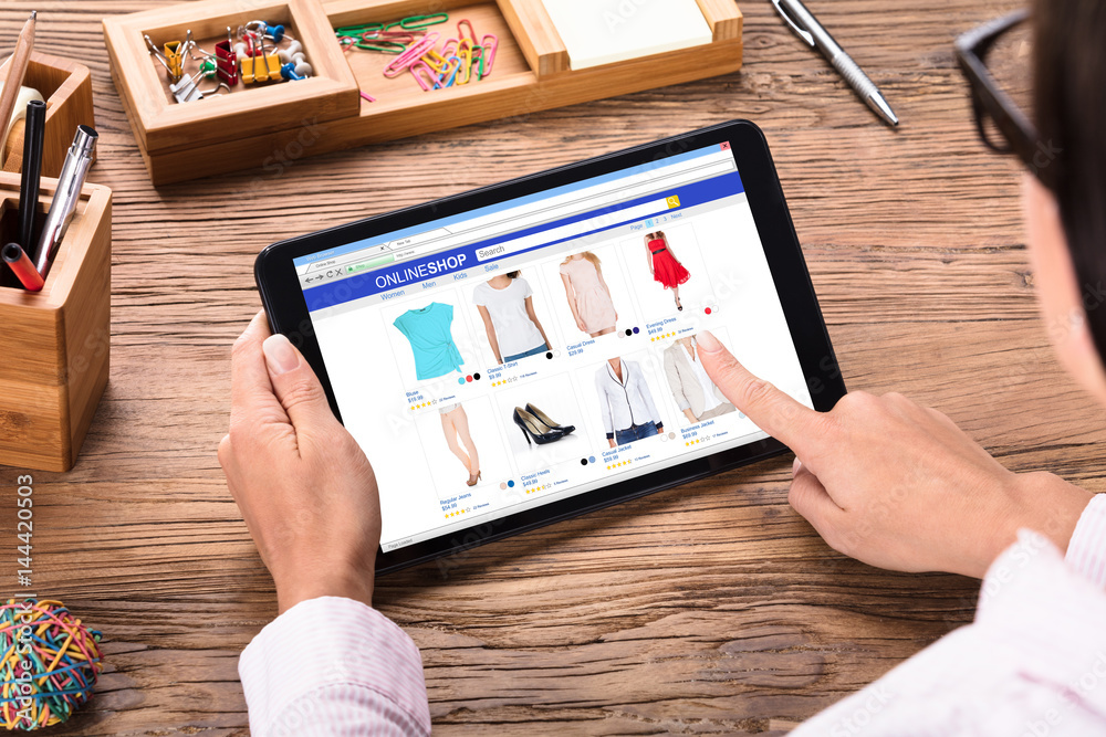 Businesswoman Shopping Online Businesswoman Shopping Online