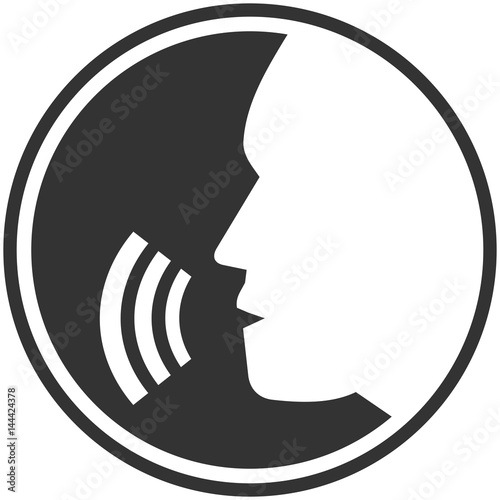 talking icon 