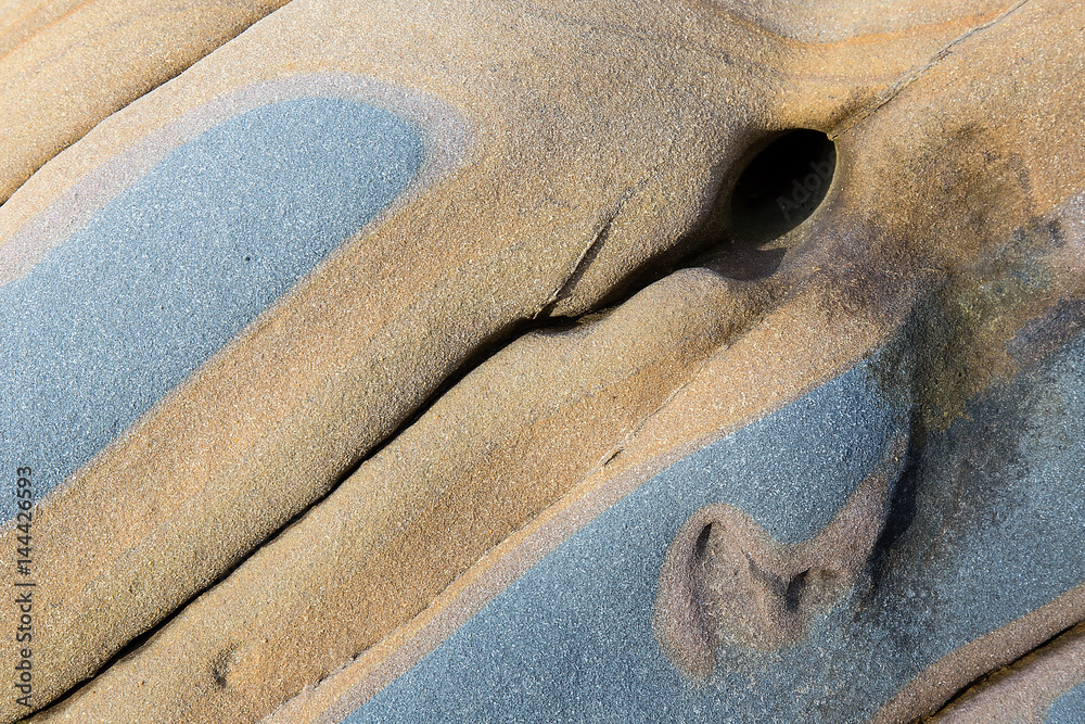 Obraz premium Stone texture background - hole and diagonal texture