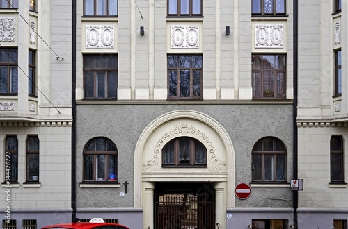 Riga, Baznicas 46, Art Nouveau, facade elements photo