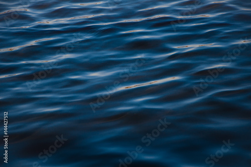 blue water surface waves wind freshness of summer
