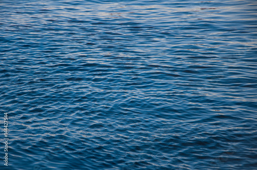 blue water surface waves wind freshness of summer