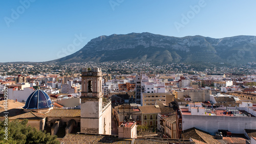 Panorama Blick auf Denia Spanien photo