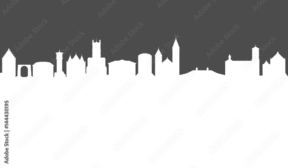 Fototapeta premium Neuss Skyline