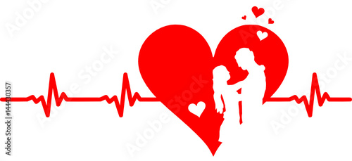 Herz Liebespaar Puls
