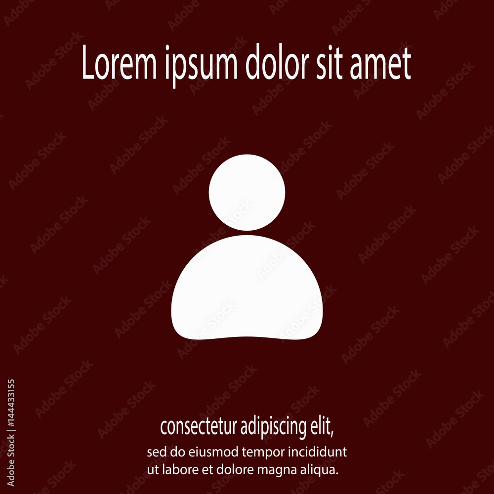 Business man icon, vector illustration. Flat design style Business man icon, vector illustration. Flat design style