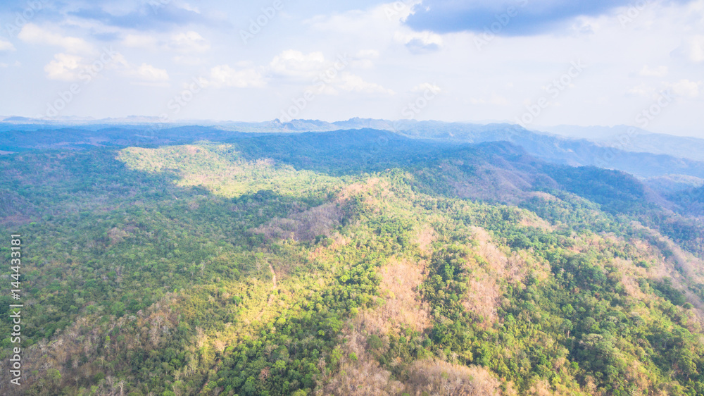 Naklejka premium light through the cloud