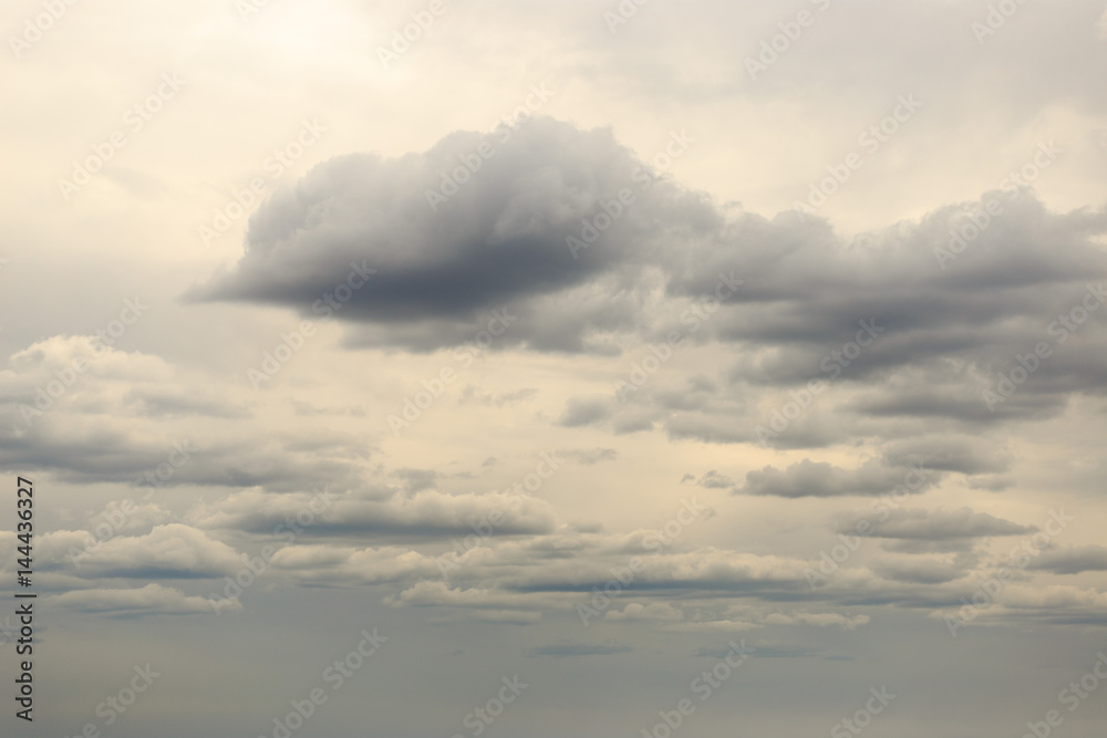 The vast blue sky and clouds sky The vast blue sky and clouds sky