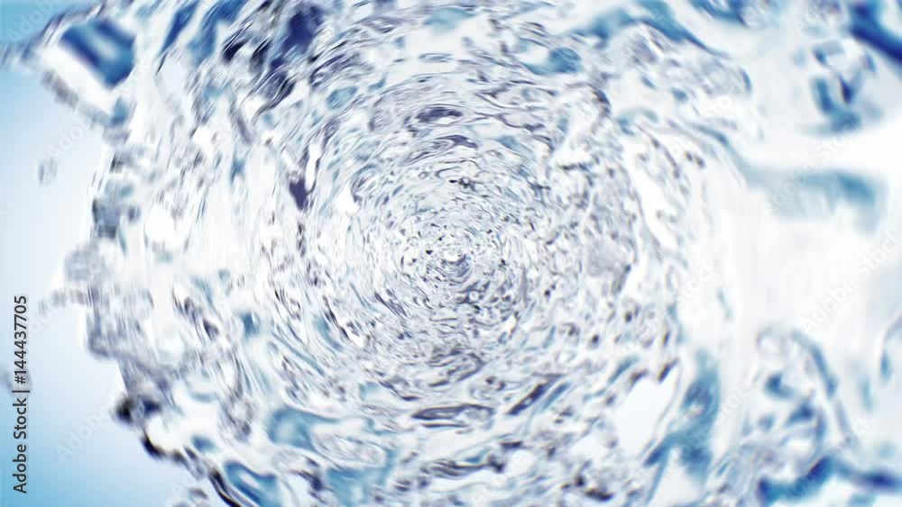 Beautiful Water Whirl Blue Color in Tube on White Background. Isolated Transparent Swirl 3d Animation with Alpha Matte. 4K UHD 3840x2160. Beautiful Water Whirl Blue Color in Tube on White Background. Isolated Transparent Swirl 3d Animation with Alpha Matte. 4K UHD 3840x2160.