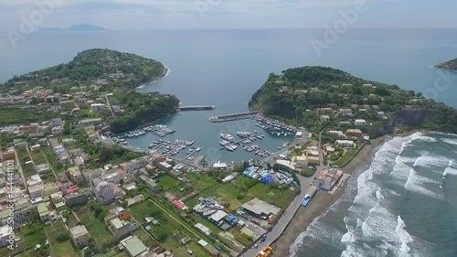 Procida, Italy Aerial video photo