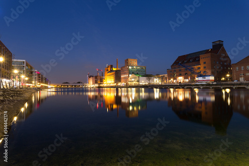 Night at Duisburg Inner Harbor / Germany