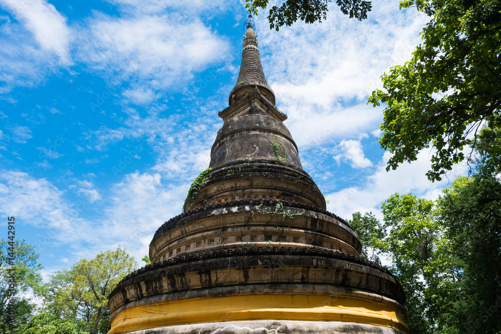 Ancient Pagoda.( Wat UMong Chiangmai, Thailand.