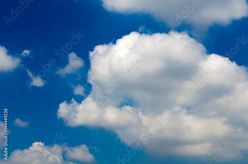 beautiful blue sky and clouds for background.