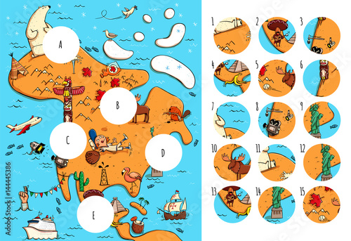 Find missing pieces, solution in hidden layer