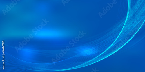 Blue Curve Line abstract background wallpaper