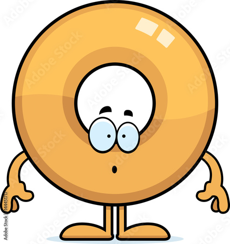 Surprised Cartoon Doughnut