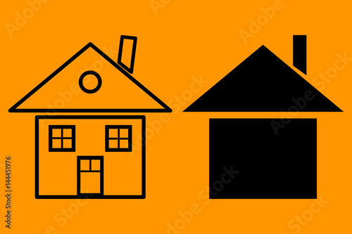 house icon vector illustration, home icon,