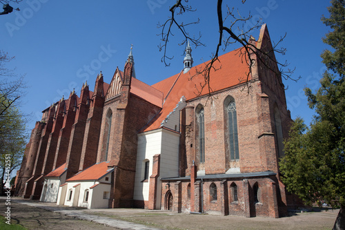 Gotycki kościół farny NMP w Chełmnie, Polska 