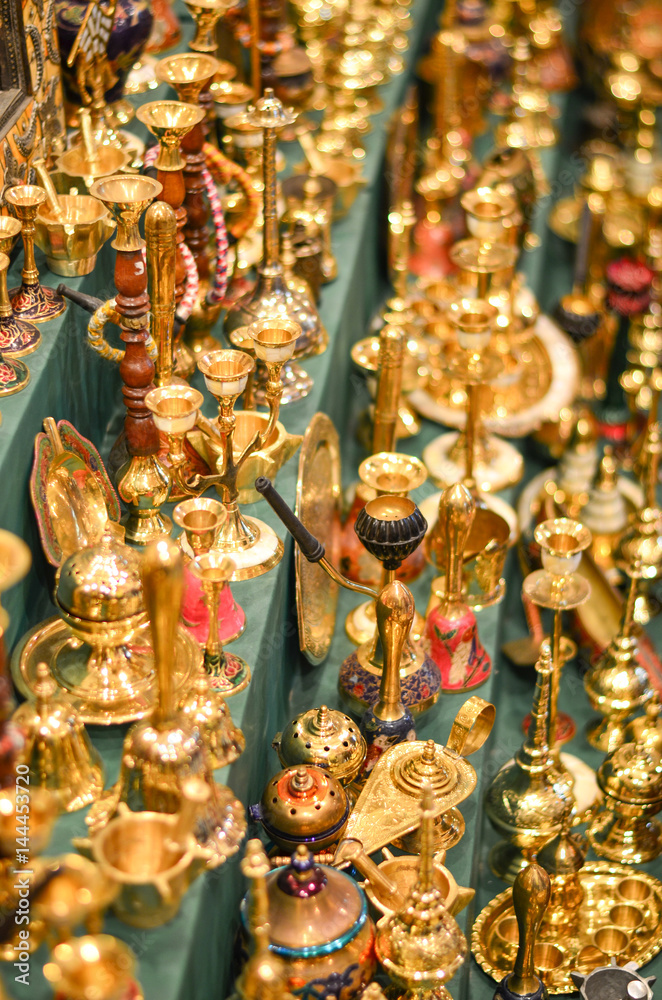 Moroccan-Style Golden Antiques