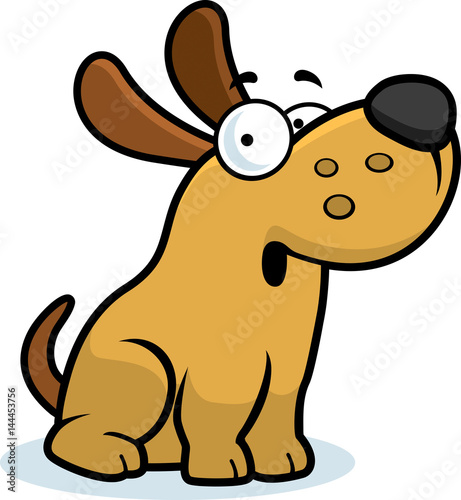 Surprised Cartoon Dog