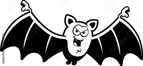 Cartoon Sinister Bat