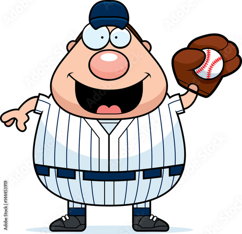 Baseball Player Catching