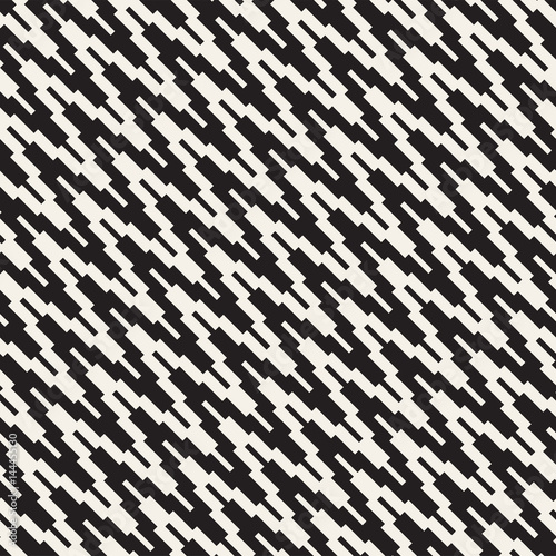 Repeatable geometric grid texture. Vector seamless mesh pattern. Monochrome zigzag lines abstract background