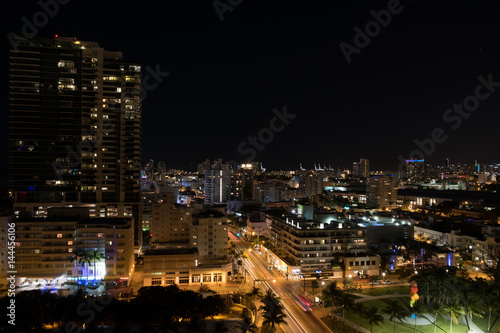 Miami Skyline at Night © Larry