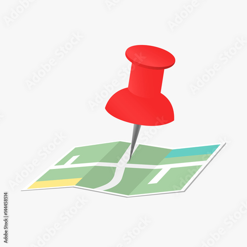 pin location map vector