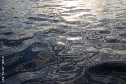 Abstract of rippling lake water 