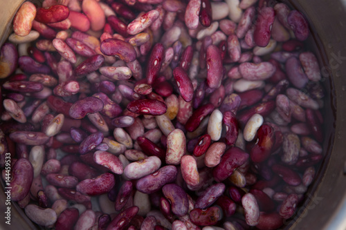 Preparing Beans in a Malawian Village, Africa