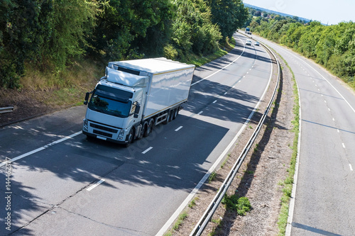Road transport - lorry on the road