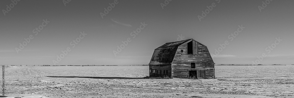 Barns on the Prairies in WInter Barns on the Prairies in WInter
